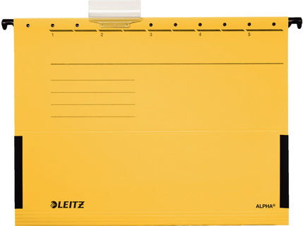 LEITZ Hängetasche 1986 Alpha DIN A4 275 g/m² gelb