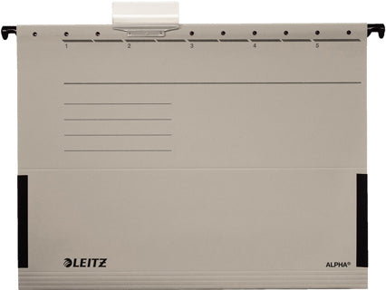 LEITZ Hängetasche 1986 Alpha DIN A4 275 g/m² grau