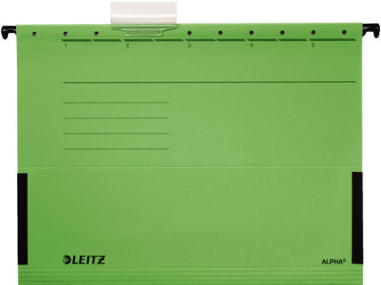 LEITZ Hängetasche 1986 Alpha DIN A4 275 g/m² grün