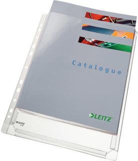 LEITZ Prospekthülle 4756 Maxi 5 Stück A4 PVC transparent