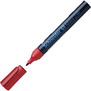 SCHNEIDER Permanentmarker Maxx 230 mit Rundspitze 1-3 mm rot