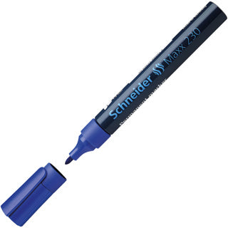 SCHNEIDER Permanentmarker Maxx 230 mit Rundspitze 1-3 mm blau