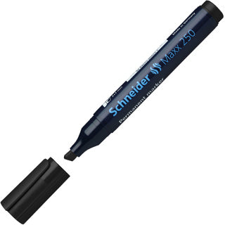 SCHNEIDER Permanentmarker Maxx 250 Keilspitze 2-7 mm schwarz