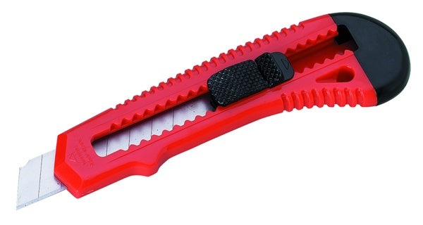 ALCO Cuttermesser 123 breit mit 18-mm-Klinge rot