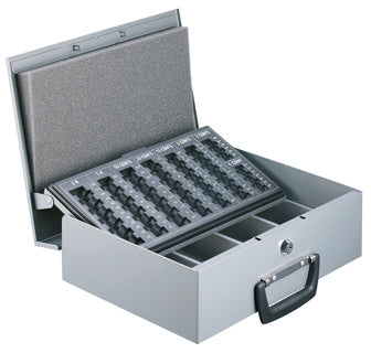 ALCO Geldkassette 853 35.5 x 10.2 x 27.5 cm grau