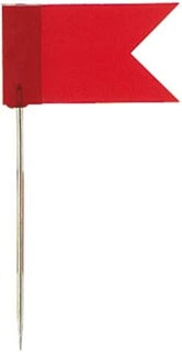 ALCO Markierfähnchen 712 20 Stück rot