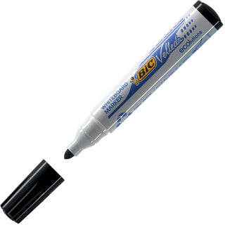 BIC Whiteboardmarker Velleda ECOlutions mit Rundspitze 1.4 mm schwarz