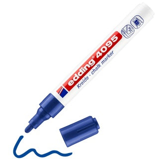 EDDING Kreidemarker 4095 Rundspitze 2-3 mm blau