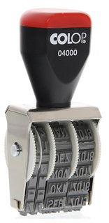 COLOP Datumbänderstempel 04000 12 Jahre ohne Stempelkissen 4 mm