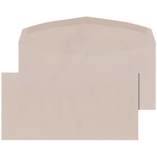 ÖKI Kuvert Natur C6/5 U80AS 1000 Stück DIN C6/5 gummiert ohne Fenster 80g/m² grau