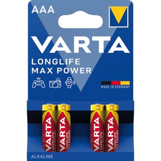 VARTA Batterien Longlife Max Power AAA LR03 4 Stück 1.5 V