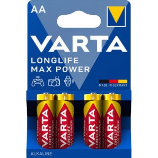 VARTA Batterien Longlife Max Power AA LR06 4 Stück 1.5 Volt