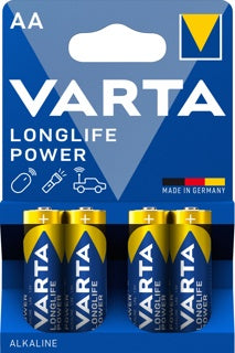 VARTA Batterien Longlife Power AA LR06 4 Stück 1.5 Volt