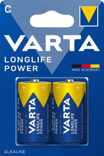 VARTA Batterien Longlife Power C LR14 2 Stück 1.5 Volt