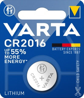 VARTA Knopfzelle CR2016 Lithium 3V