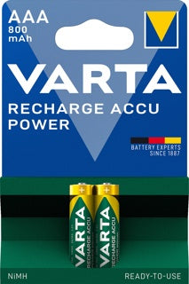 VARTA Batterien Rechargeable Accu Micro AAA 2 Stück grün