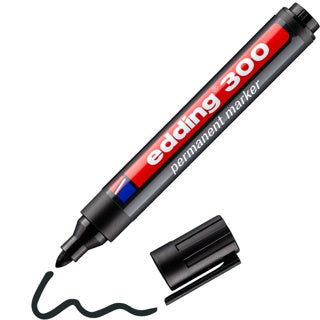 EDDING Permanentmarker 300 Rundspitze 1.5-3 mm schwarz