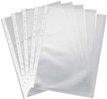 HETZEL Klarsichthülle 224644 100 Stück A4 50 µm transparent