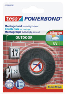 TESA Montageband Outdoor 19 mm x 1.5 m
