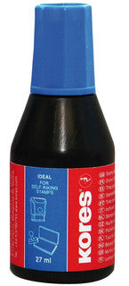 KORES Stempelfarbe 27 ml blau