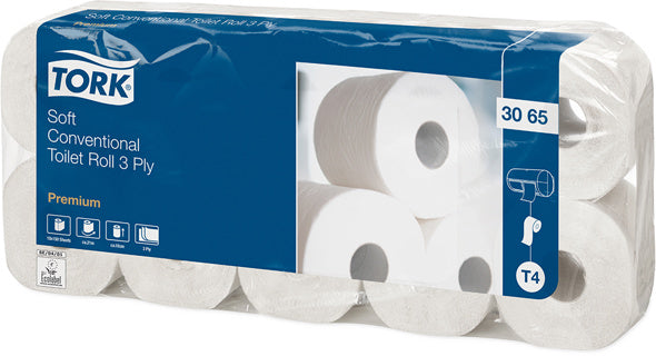 TORK Toilettenpapier 3065 10 Rollen á 150 Blatt 3-lagig