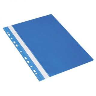DONAU Schnellhefter 1704001 A4 mit Multilochung PVC blau