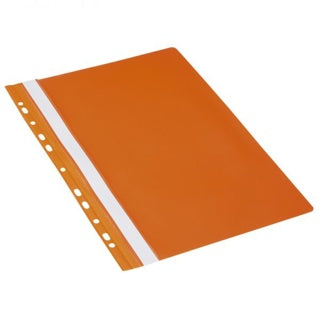 DONAU Schnellhefter 1704001 A4 mit Multilochung PVC orange