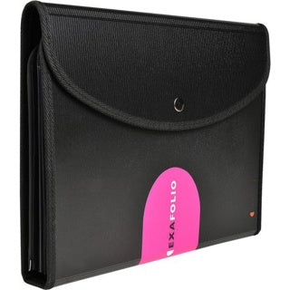 EXACOMPTA Fächermappe Exafolia 55834E mit Notizblock für DIN A4 25.5 x 33 cm schwarz