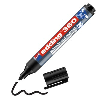 EDDING Whiteboardmarker 360 mit Rundspitze 1.5-3 mm schwarz