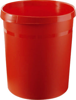 HAN Papierkorb 18190-17 aus Kunststoff 18 Liter rot