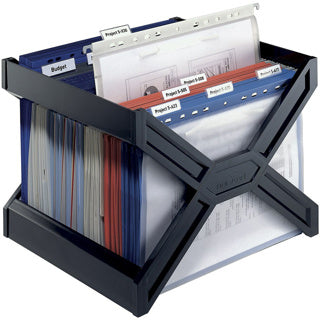 DURABLE Hängemappenkorb 2611 CARRY® PLUS für A4 bis 30 Hängemapppen 360 x 270 x 320 mm schwarz