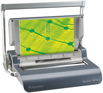 FELLOWES Drahtbindegerät Quasar Wire anthrazit