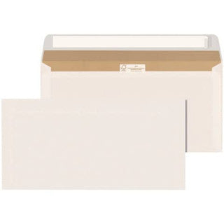 ÖKI Kuvert Natur C6/5-ÖF/FSCBIO90 1000 ST DIN C6/5 mit Haftstreifen ohne Fenster 90g/m² naturweiß