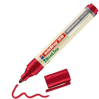 EDDING Whiteboardmarker 28 EcoLine Rundpsitze 1.5-3 mm rot