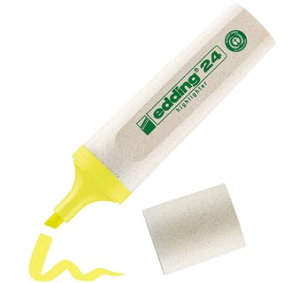 EDDING Textmarker 24 EcoLine Keilspitze 2-5 mm gelb