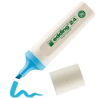 EDDING Textmarker 24 EcoLine Keilspitze 2-5 mm hellblau