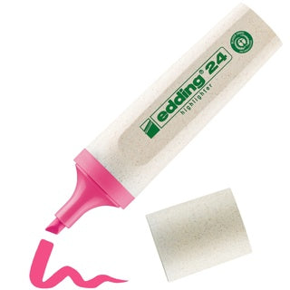 EDDING Textmarker 24 EcoLine Keilspitze 2-5 mm rosa