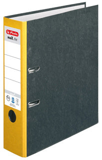 HERLITZ Ordner maX.file nature A4 7.5 cm gelb