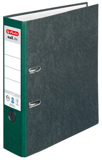 HERLITZ Ordner maX.file nature A4 7.5 cm grün