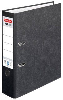 HERLITZ Ordner maX.file nature A4 7.5 cm schwarz