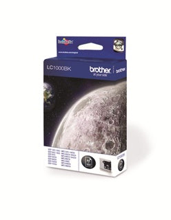 BROTHER Tintenpatrone LC-1000 500 Seiten schwarz