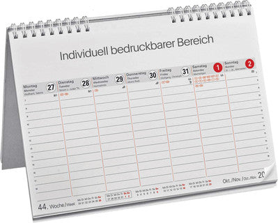 Wochenvormerkkalender 2702FH A5+ 7 Spalten 2026