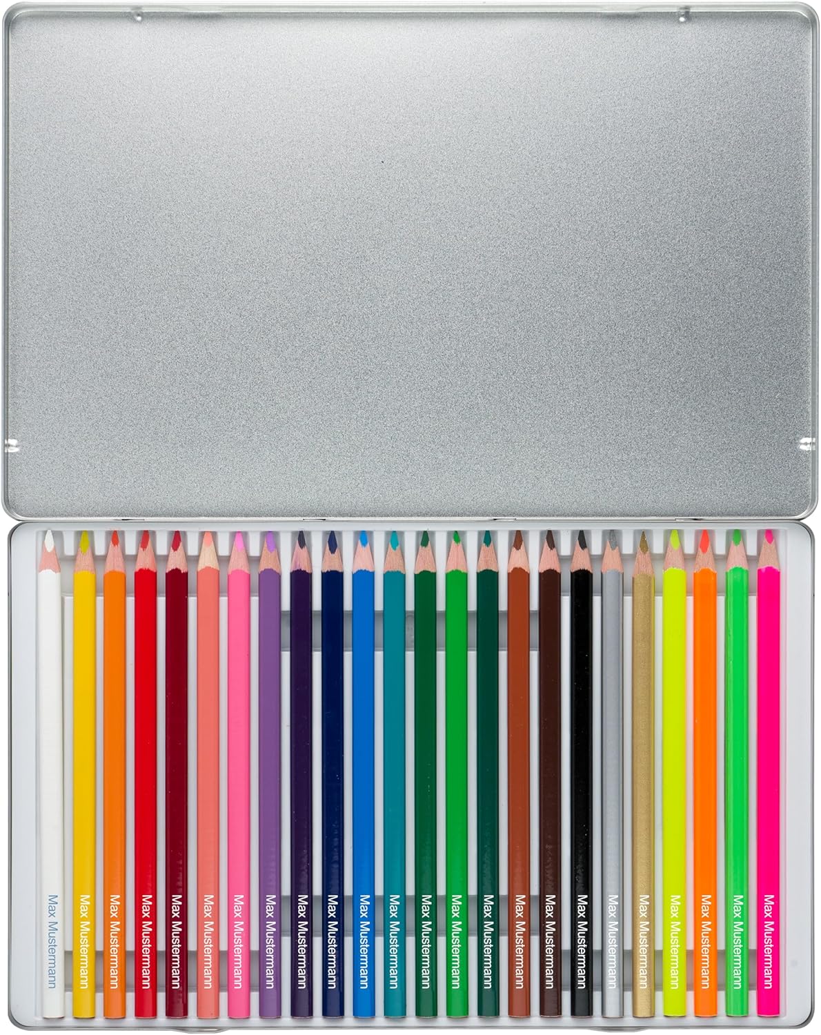 JOLLY Supersticks Delta Buntstifte mit Namen | Personalisierte Farbstifte | Dreikant (24Stifte)