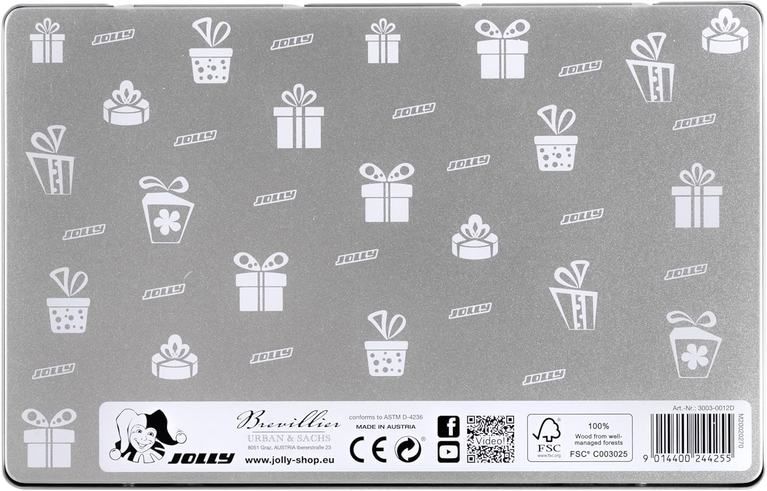 JOLLY Buntstifte bedruckt - Supersticks DELTA Happy Birthday 24er im Metalletui, mit eigenem Namen personalisiert