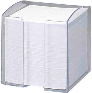 FOLIA Notizbox 700 Blatt 9.5 x 9.5 x 9.5 cm glasklar
