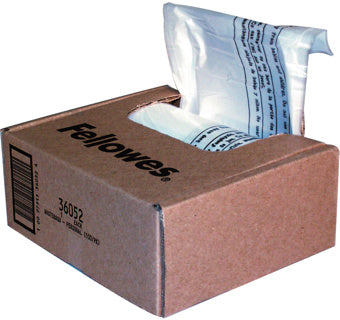 FELLOWES Abfallsäcke 100 Stück 23-28 Liter transparent