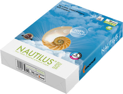 NAUTILUS Kopierpapier Super White DIN A3 500 Blatt 80 g/m² weiß