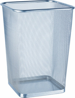 ALCO Papierkorb 2923 Draht eckig silber