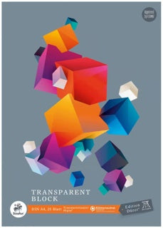 EDITION DÜRER Transparentpapierblock A4 25 Blatt 80 g/m² transparent