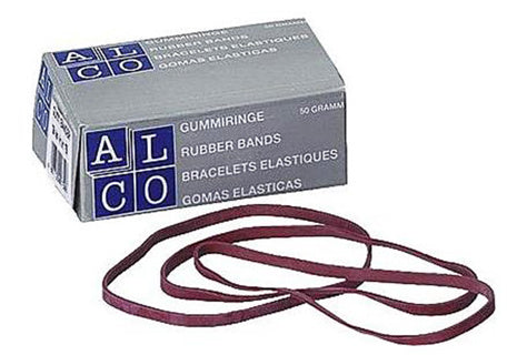 ALCO Gummiband 757/2 500 g 200 x 6 mm rot